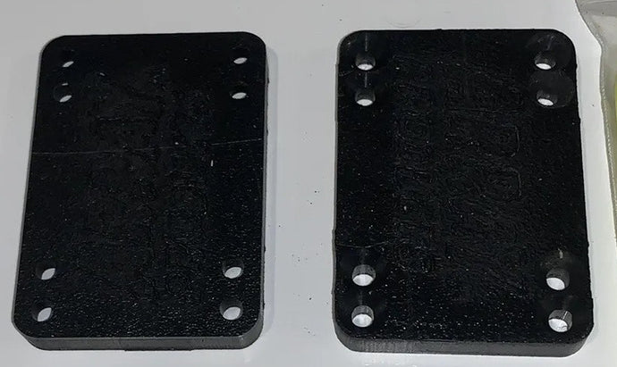 53, Array 9/16” Square Plastic CNC Riser Pads